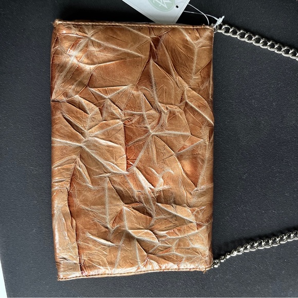 Jessica McClintock Patchwork Faux Leather Purse - Picture 2 of 8